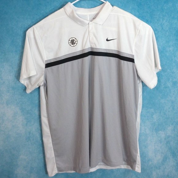 Nike Golf Dri Fit NBA LA Clippers Mens Short Sleeve Polo Shirt - XXL (2XL) - Picture 1 of 6